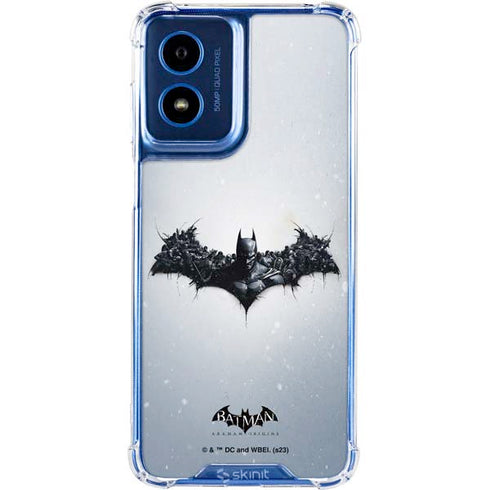 DC Comics Arkham Origins Arkham Logo Moto G 5G (2024) Clear Case